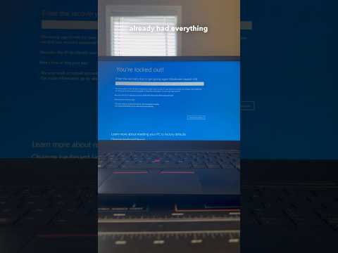 Locked OUT Laptop! Let’s Fix It! #shorts #pc #pcrepair #tech