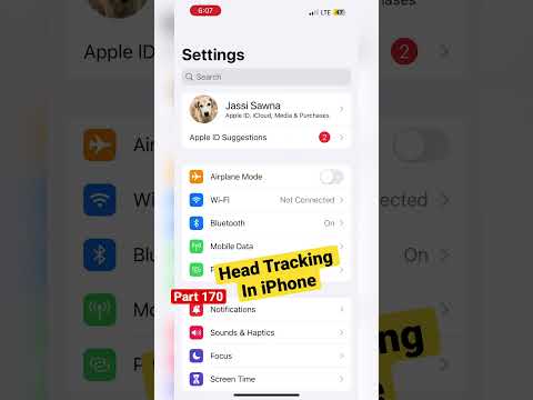 How to Head Tracking In iPhone 13 Pro Max || part 170 || #shortvideo #iphone #ytshorts #technology