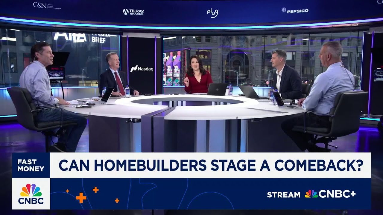 Fast Money Traders on Homebuilders' Tough Times 🏗️