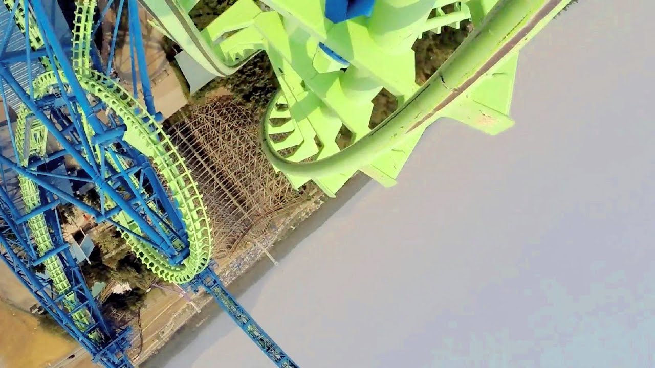 Aftershock Front Seat HD POV at Silverwood 🎢