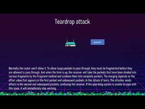 Teardrop attack