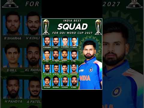 India Dengerous Team world cup 2027. #shorts # #cricket