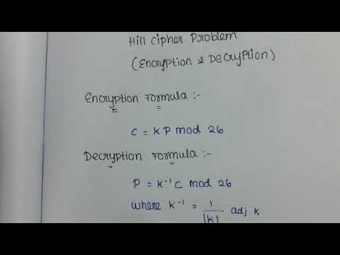 3*3 Hill cipher problem for encryption in Tamil