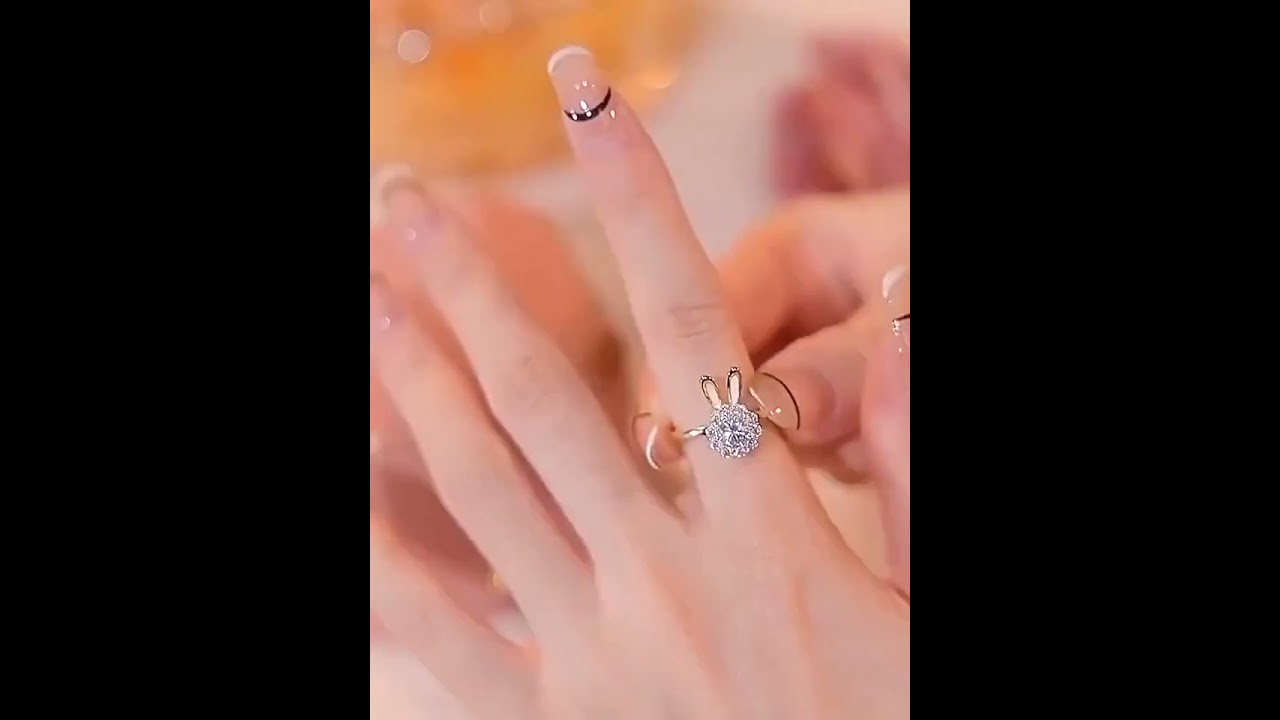 Fidget Rabbit Spinner Ring for Anxiety Relief π