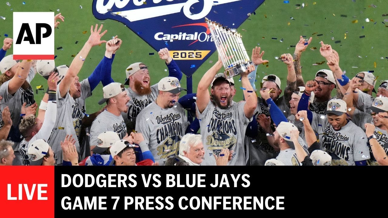 Live Post-Game Conference: LA Dodgers & Toronto Blue Jays After World Series Game 7 ⚾
