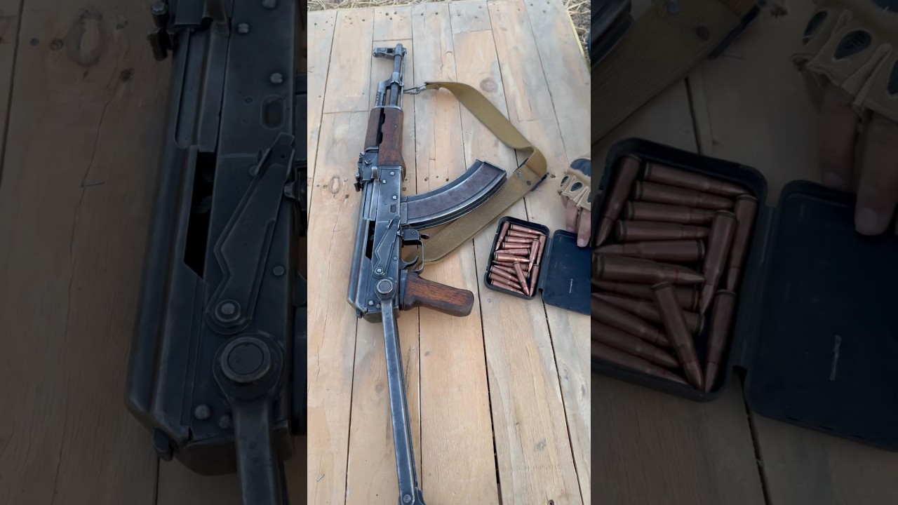7.62mm AK-47 in Action | Full Auto Shooting