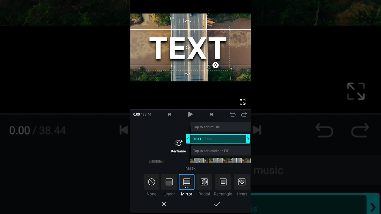 Add Text Behind Objects in VN Video Editor π¬