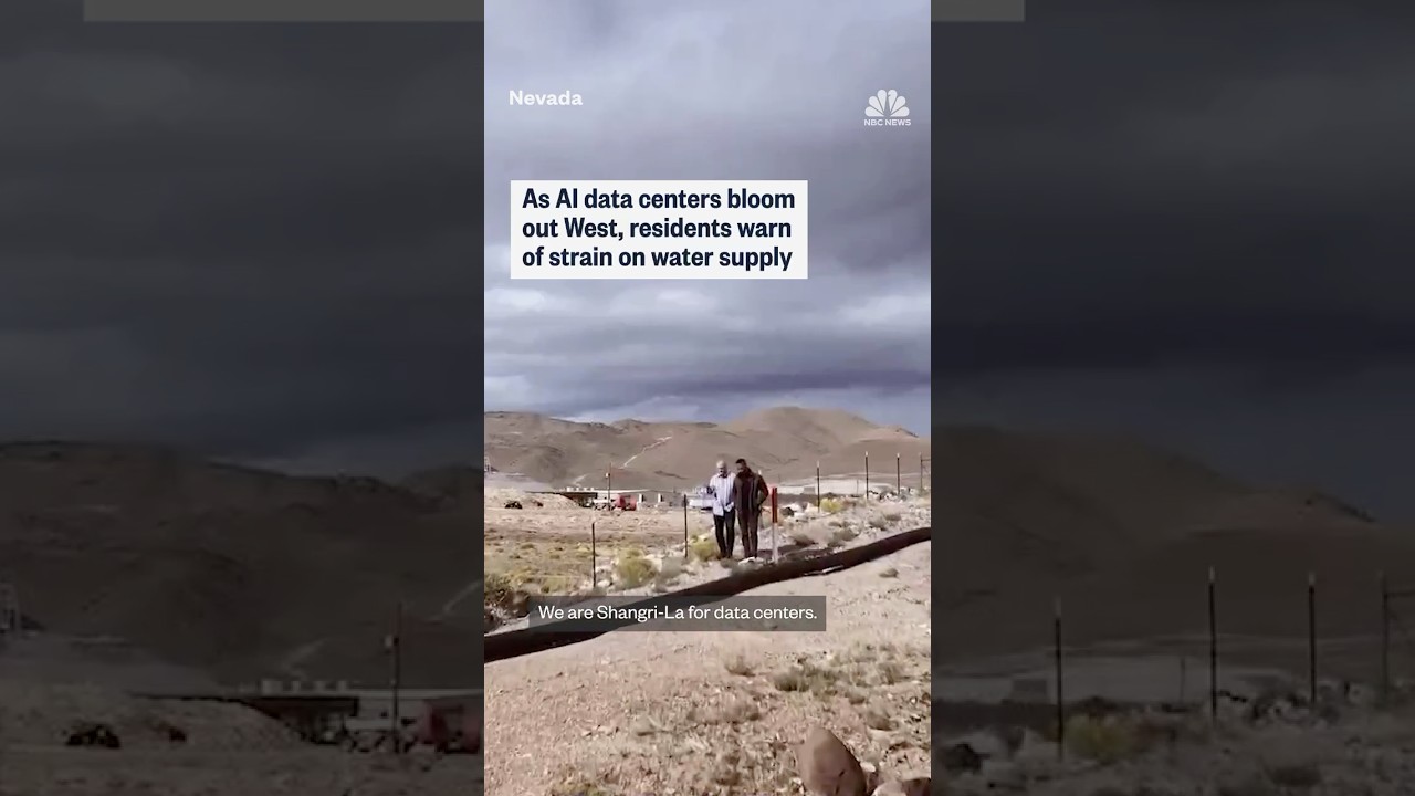 AI Data Centers Grow Out West, Water Supply Concerns 💧