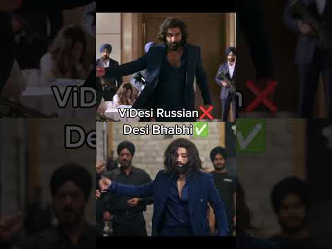 Maza to Desi mein hi hai🤭🥵 #ytshorts #harshbeniwal #animal