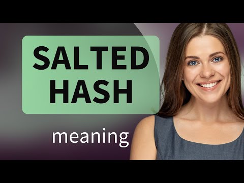 Understanding "Salted Hash": A Guide to Cryptography Terms
