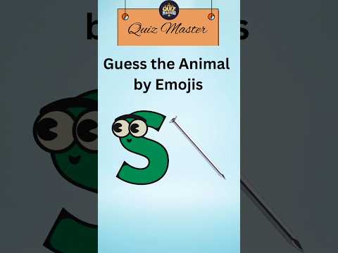 Guess the Animal by emojis#quizmasters#game#quizchallenge#animalguessinggame#emojichallenge
