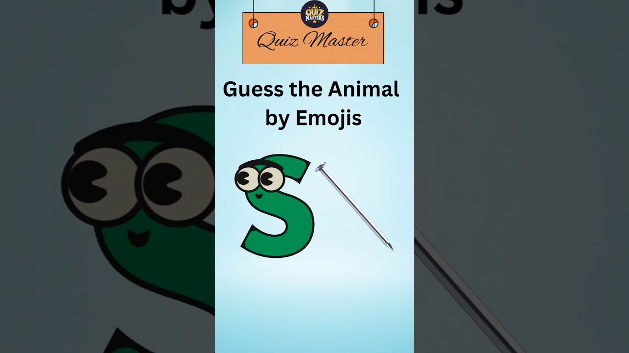 Can You Guess the Animal from Emojis? 🐾
