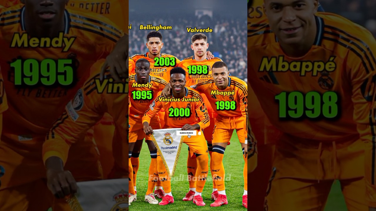 Real Madrid squad vs Man City (3-2) Champions League 24/25🔥What year of birth?🤔 #ucl #halamadrid