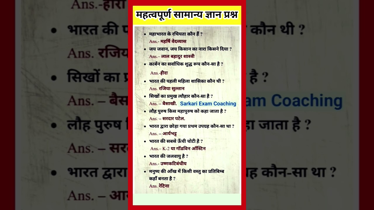 विश्व GK & Current Affairs 2023 🧠