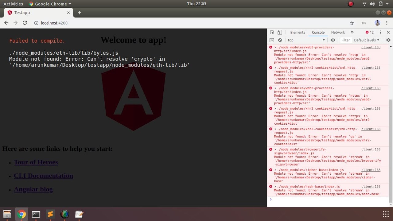 Fix Angular Build Errors: 'Can't resolve stream' & 'crypto' Modules 🔧