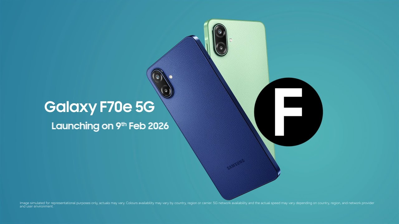 Meet the Galaxy F70e 5G 📱