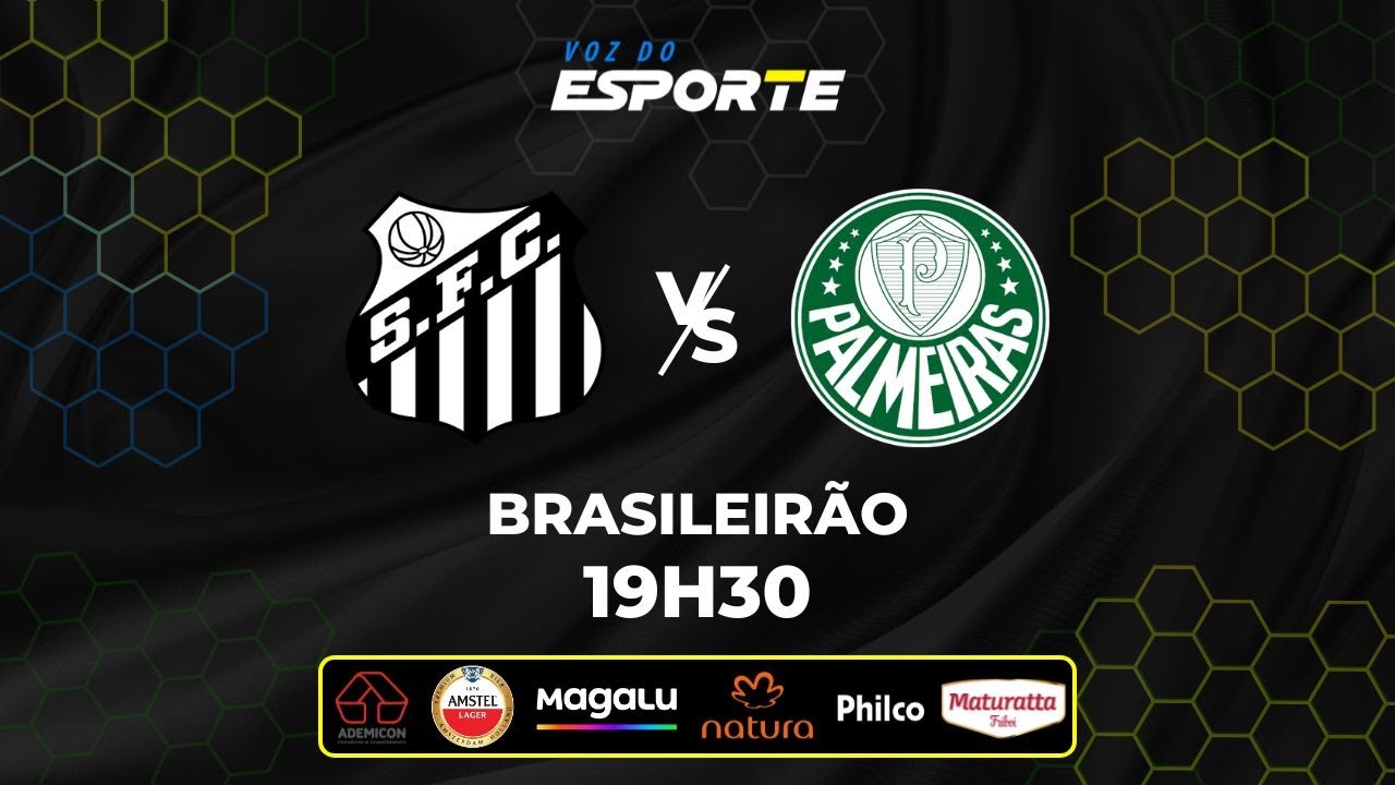 Santos vs Palmeiras ao Vivo | Campeonato Brasileiro 15/11/2025 ⚽