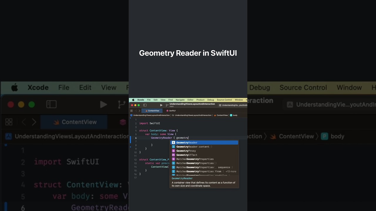 SwiftUI Geometry Reader for Beginners π