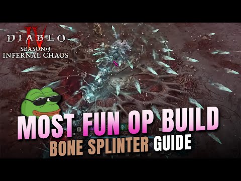 MOST FUN OP NECRO BUILD - BONE SPLITER Guide Season 10 Diablo 4