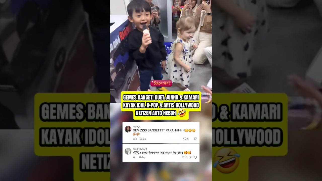 Lucu Banget! Duet Junho & Kamari Mirip Idol K-Pop dan Artis Hollywood 😍