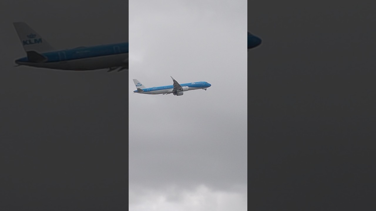 KLM Airbus A321-251N to Amsterdam departing from Manchester #klm #airbus #a321neo #amsterdam