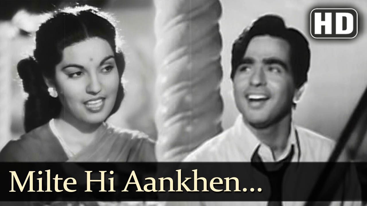 Milte Hi Aankhen (HD) | Classic Babul Song with Talat Mahmood & Nargis 🎶