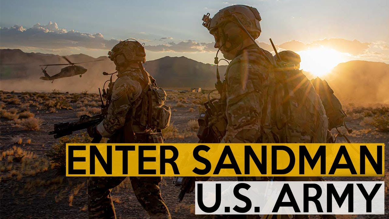U.S. Army Presents Metallica's 'Enter Sandman' ๐ธ