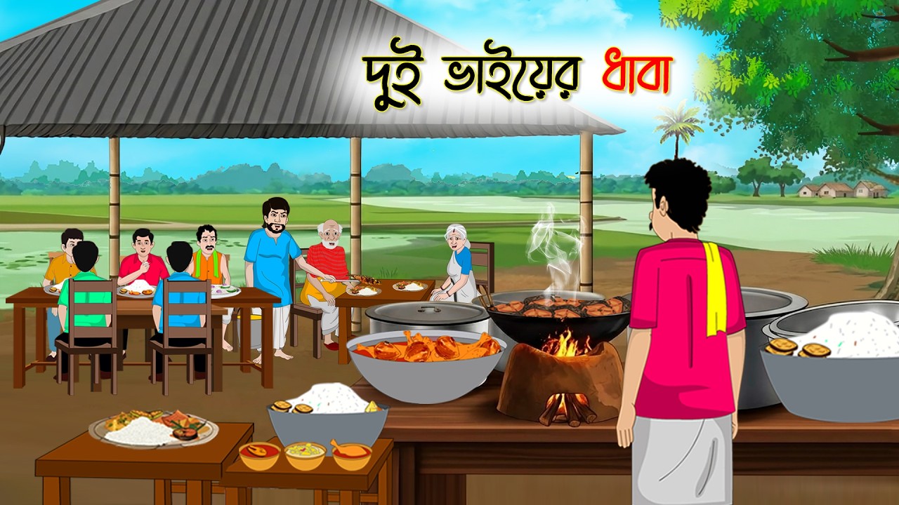দুই ভাইয়ের ধাবা | Rupkothar Golpo | Thakurmar Jhuli | Bangla Cartoon