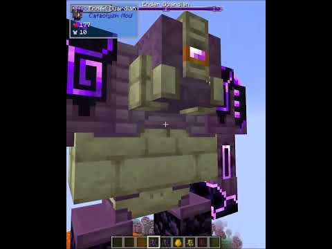 Ender Guardian jump into the abyss #shorts #minecraft