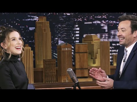 Millie Bobby Brown Singing and Dancing in Jimmy Fallon Show
