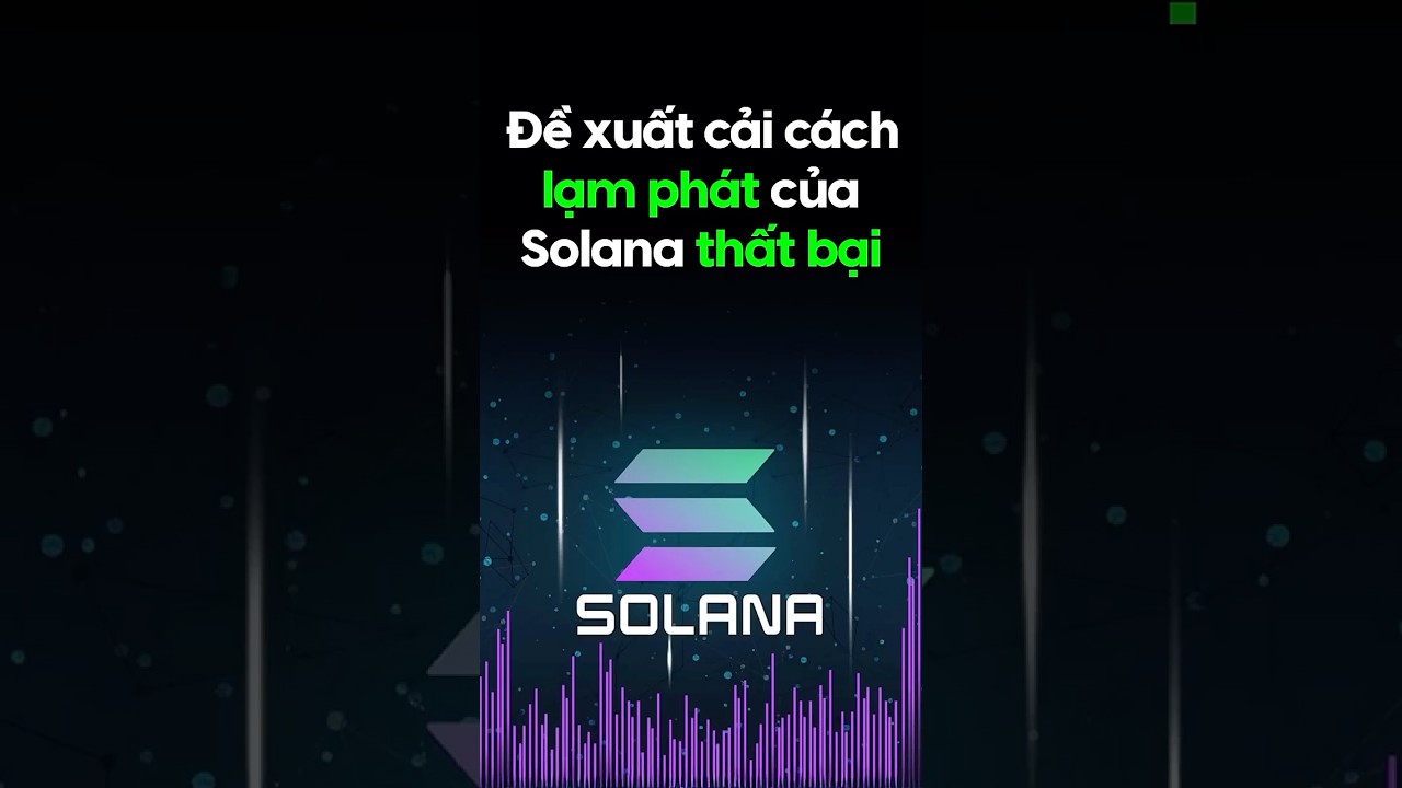 Đề xuất cải cách lạm phát của Solana thất bại #bitcoin #crypto #cryptocurrency #shorts #solana
