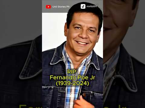 Honoring Fernando Poe Jr. 🕊 | Pinoy Cinema’s Action King #showbiz #rip