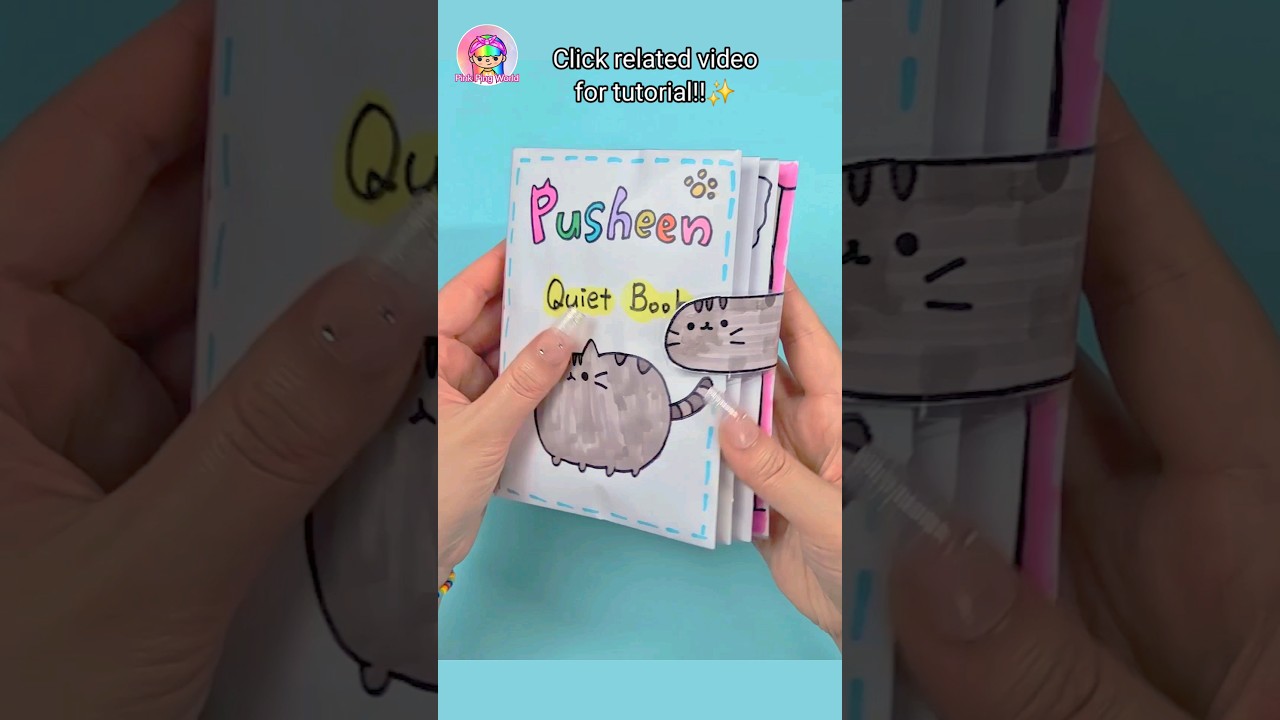 Pusheen Squishy Book DIY 🐱