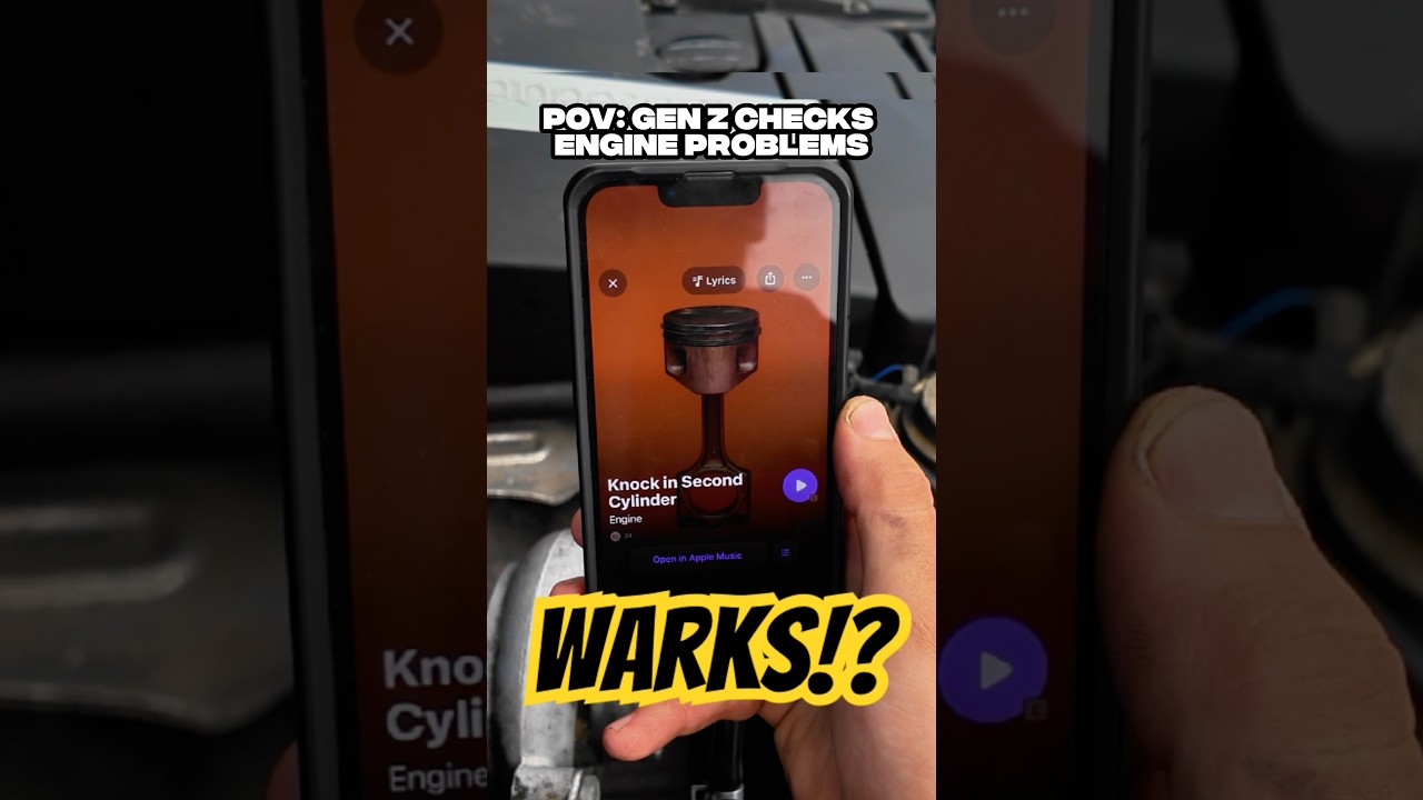Could Gen Z Use Shazam to Diagnose Car Issues? ๐ #CarLovers