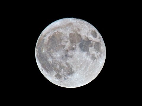 Supervollmond in FullHD -- (Mond, Vollmond, Moon, Luna, Lune)