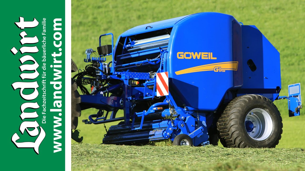 Entdecken Sie die neue Göweil G1 F125 Rundballenpresse – Innovation für Landwirte 🚜