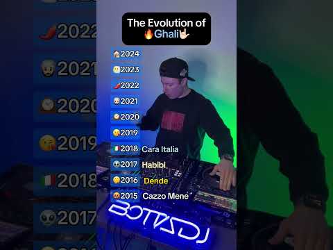 The Evolution of Ghali🔥🤟🏻#mashup #audio #mix #viral #remix #dj #top5 #evolution #ghali #dende