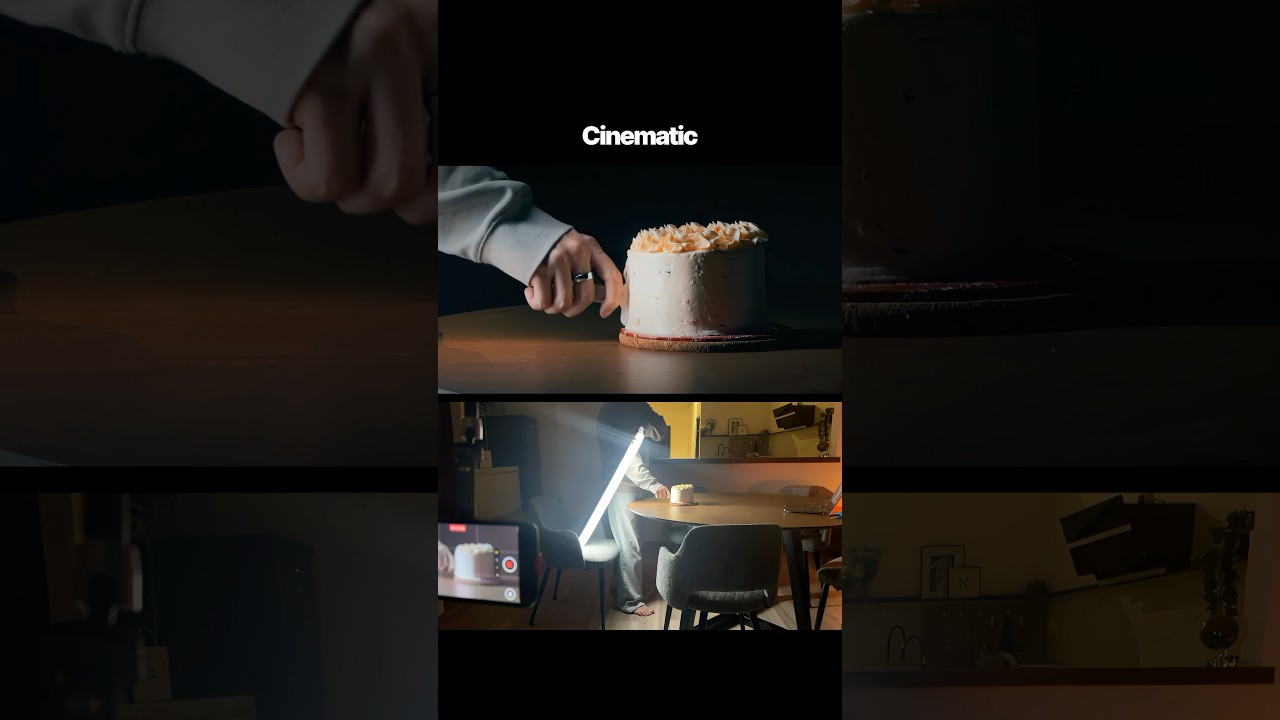 Normal vs Cinematic Cake Version โจ