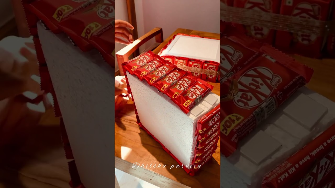 DIY KitKat Tower Craft Guide 🍫