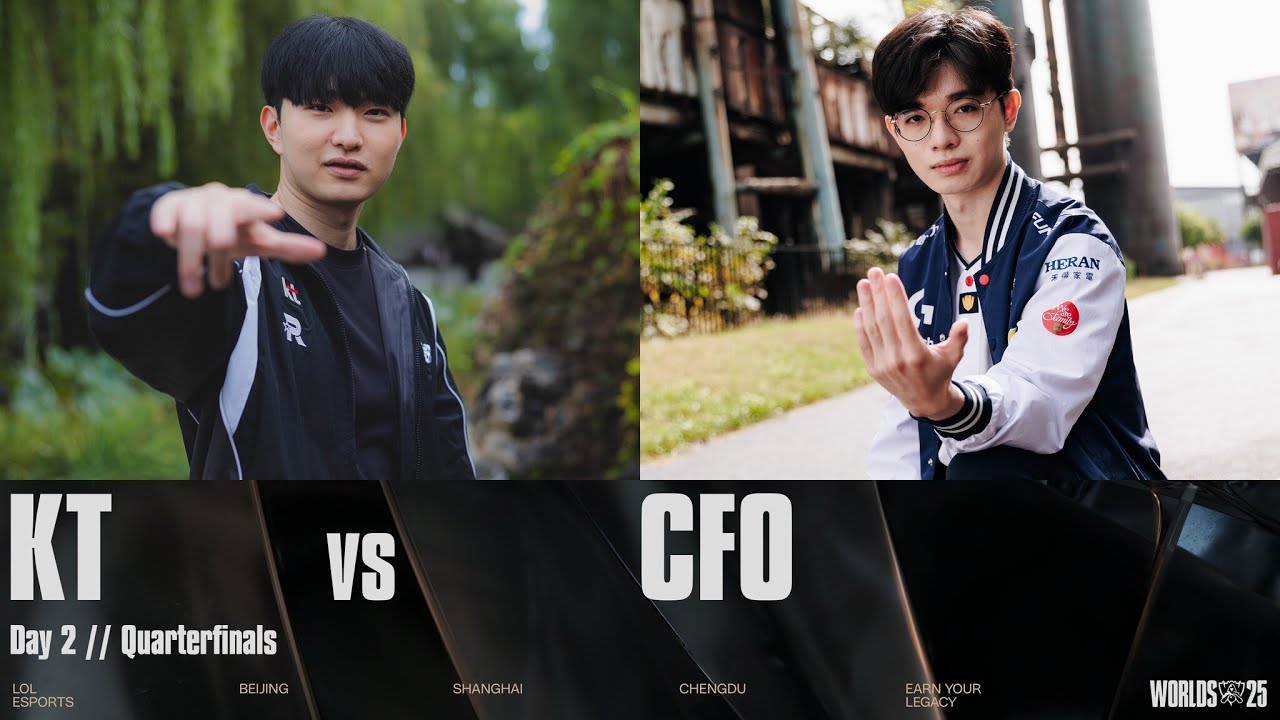 KT vs CFO | Worlds 2025 Knockout Stage