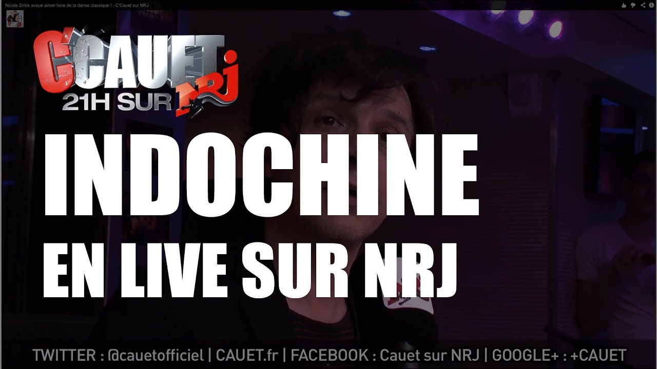 Indochine Performs 'College Boy' Live on NRJ with C'Cauet 🎶