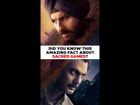 Fact About Sacred Games You Don't Know | Nawazuddin Siddiqui #Shorts