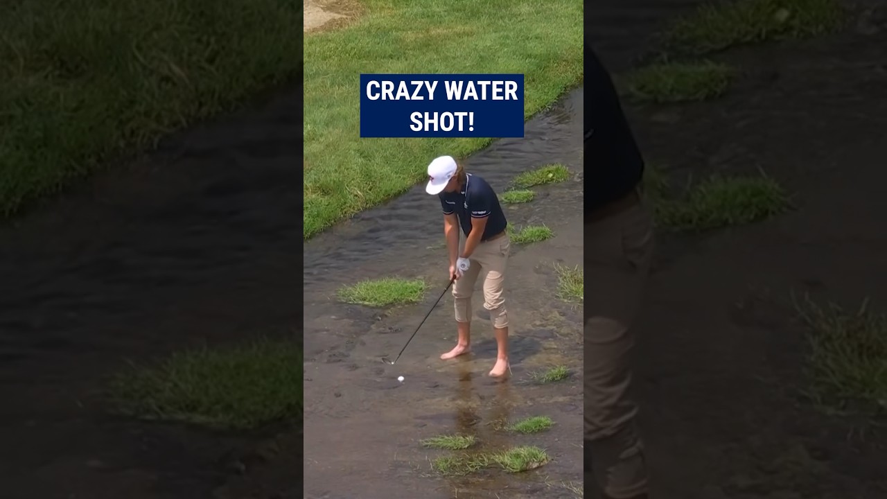 Cam Smith's Water Shot at 2024 PGA Championship ⛳