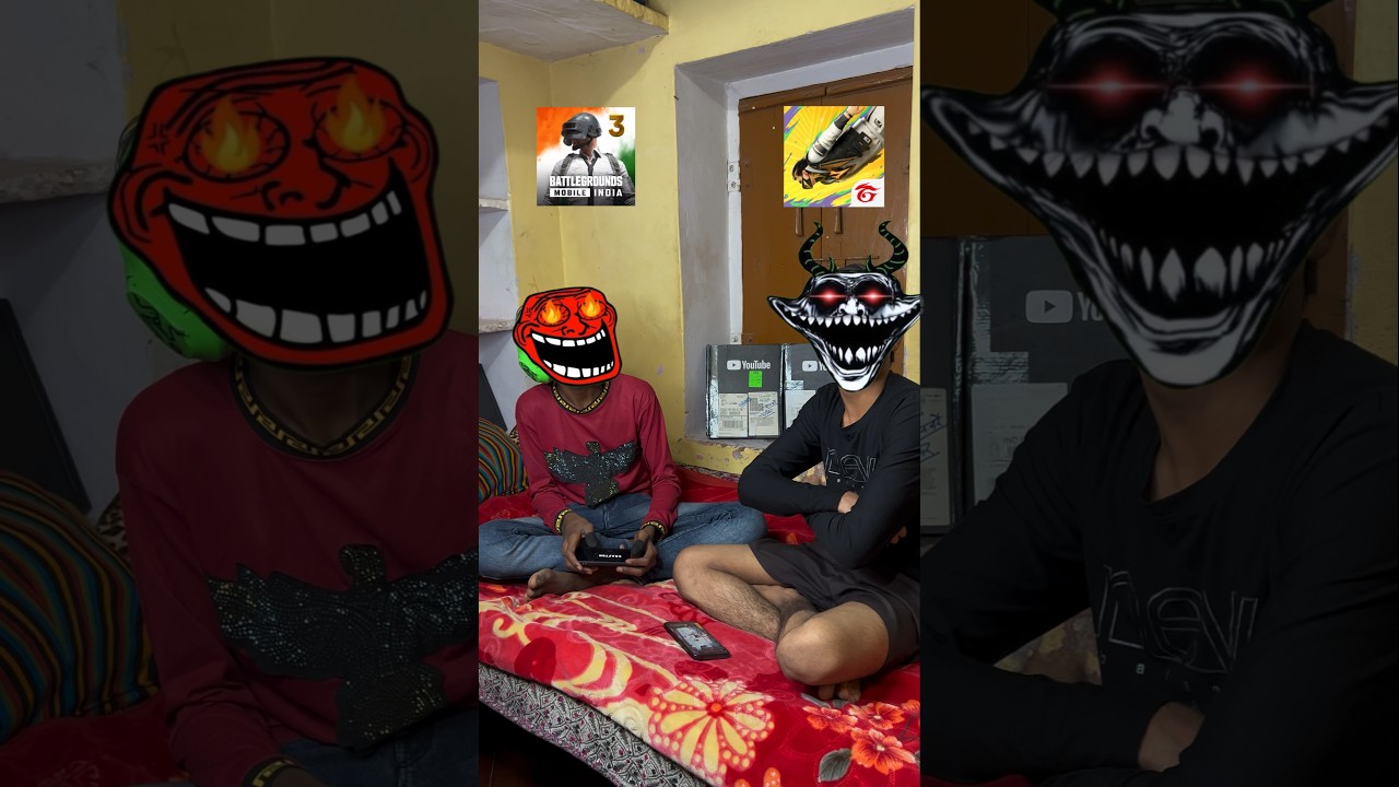 FreeFire 😈 vs BGMI 💀 - Gaming Showdown