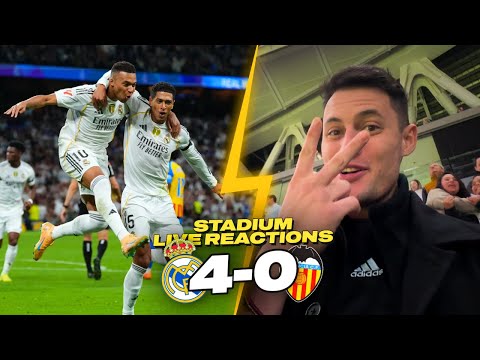 Xabi Ball is ON FIRE🔥 Real Madrid vs Valencia Bernabéu Live Stadium Reactions Vlog & 4K Highlights!