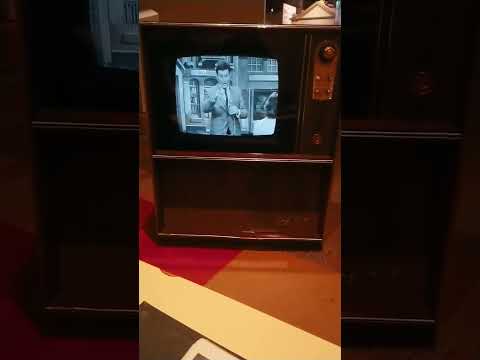 1960's - 70's Black and White TV on Display - Melbourne Museum #shorts #Retro #vintage