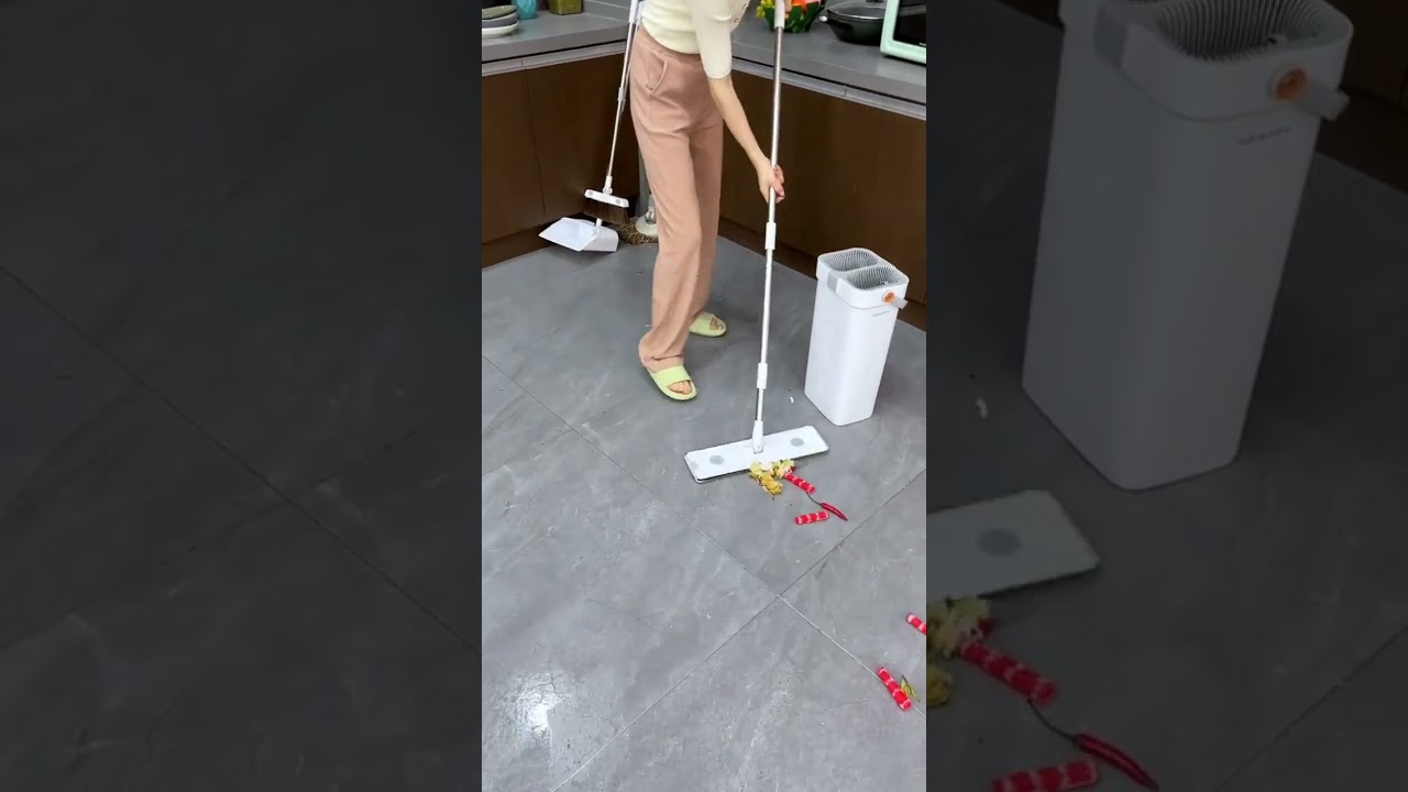 Joybos® Flat Floor Mop & Bucket Set – Effortless Home Cleaning 🧼