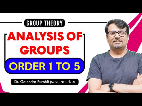 Group Theory | Special Properties Of Groups of Order 1 to 5