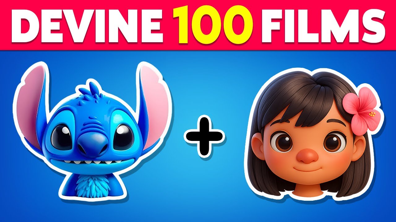 Devine 100 Films en Émojis 🎬🍿 : Lilo & Stitch, Minecraft, Sonic 3, Squid Game 3