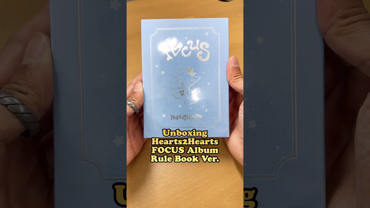 Unboxing Hearts2Hearts FOCUS Album – Exclusive Rule Book Edition 🎶